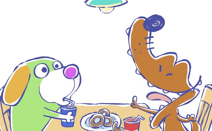 雑誌サンプル用イラスト