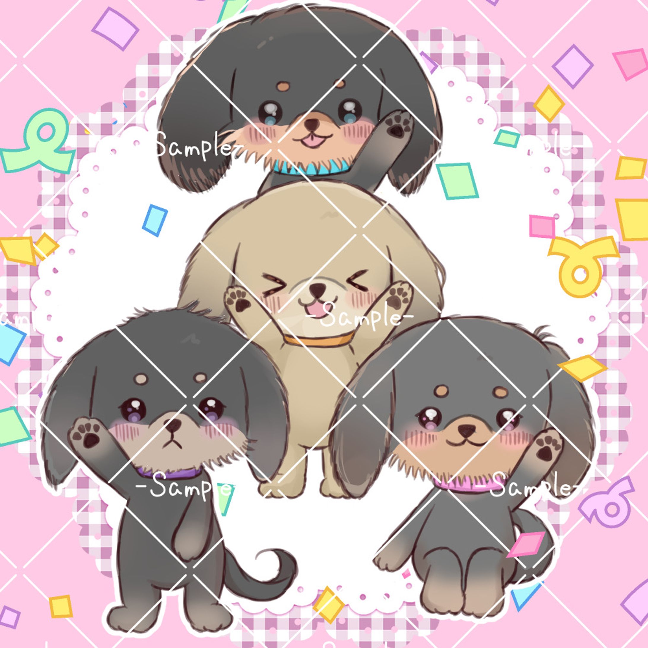 配信アバターイラスト作成-1