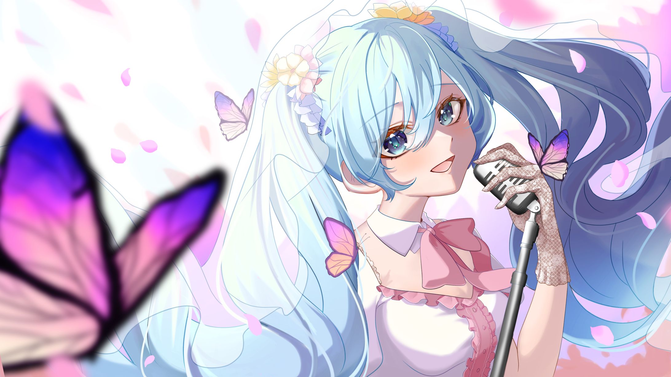 歌姫 / くもり feat. 初音ミク【オリジナル】  　イラスト-1