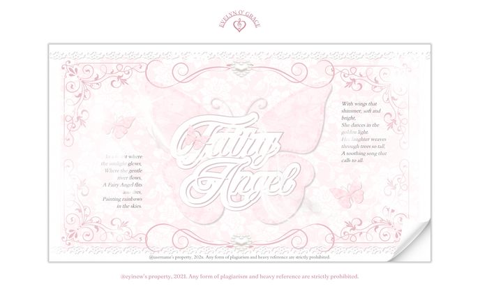 Fairy Angel Branding Set-up