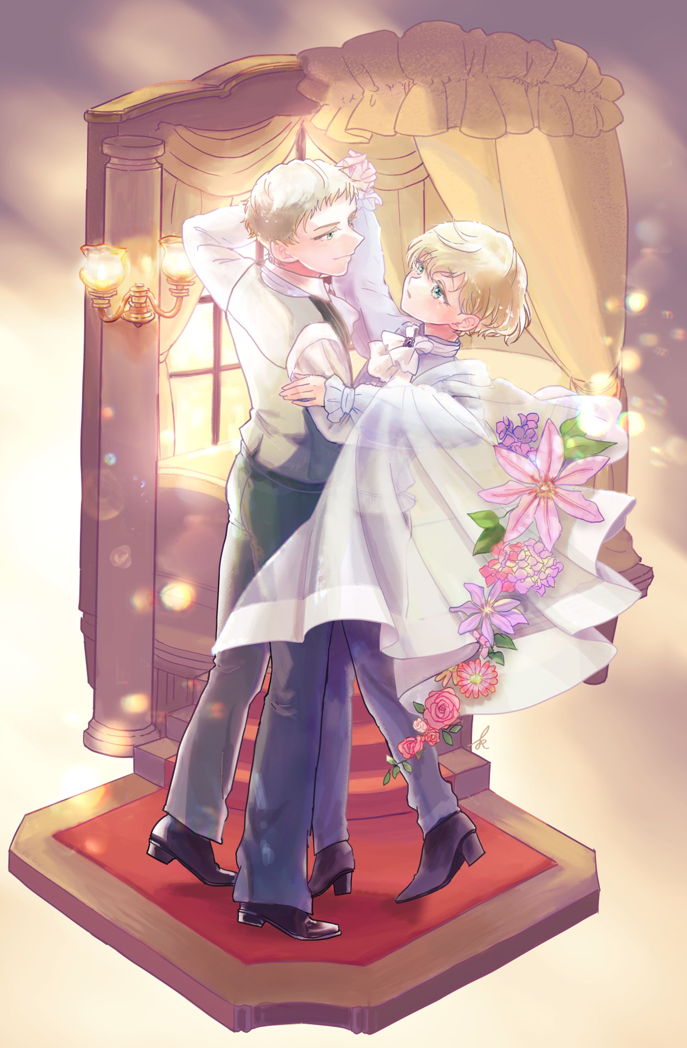 【一枚絵】創作マンガの口絵-1