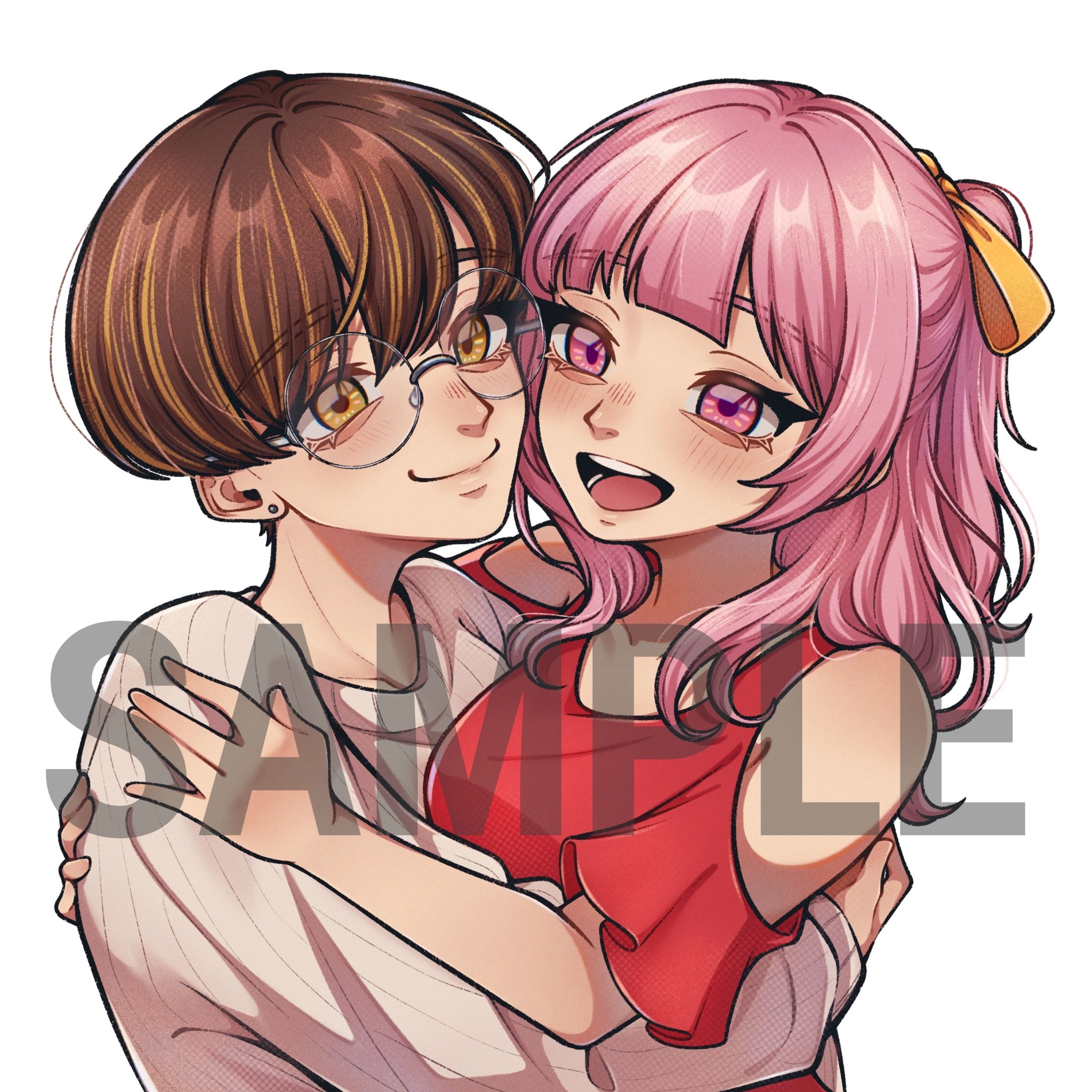 アイコンイラスト［ペア画］-1