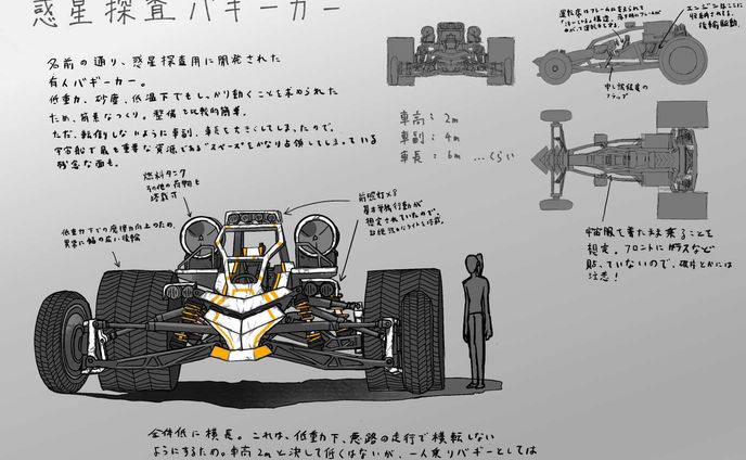惑星探索バギーカー
