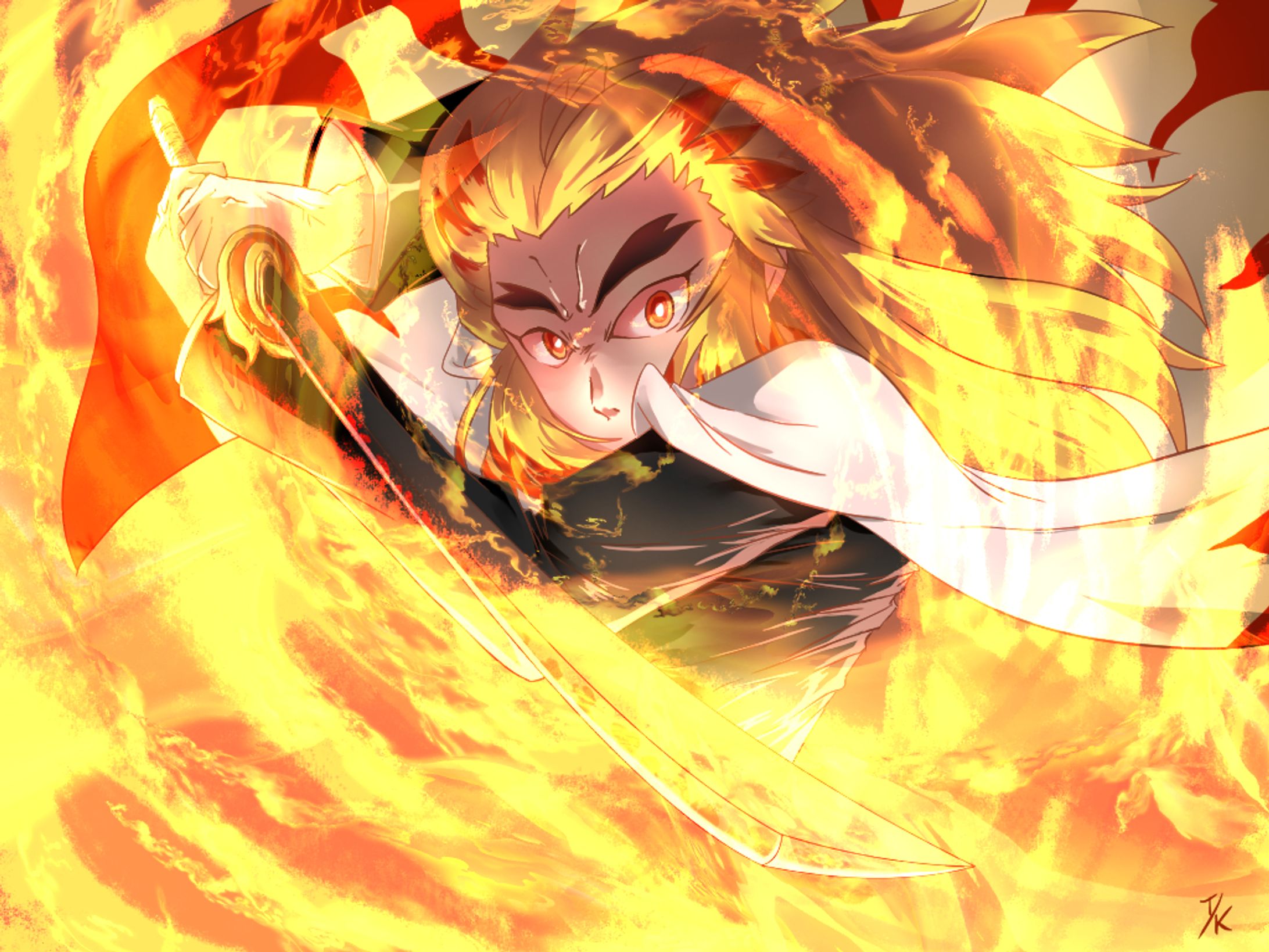 鬼滅の刃　煉獄さん-1