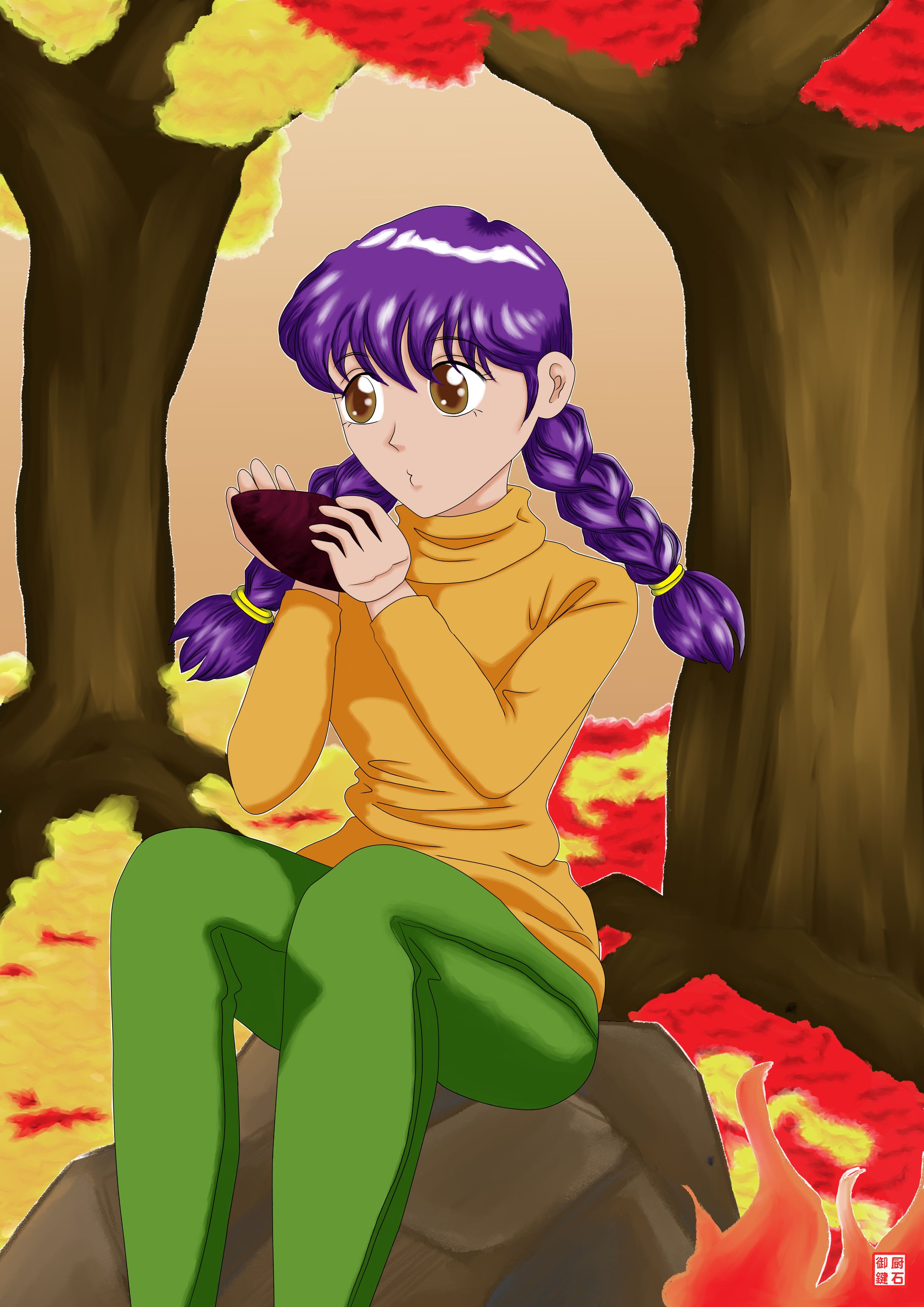 ゆるだるタッチ以外のイラスト-1