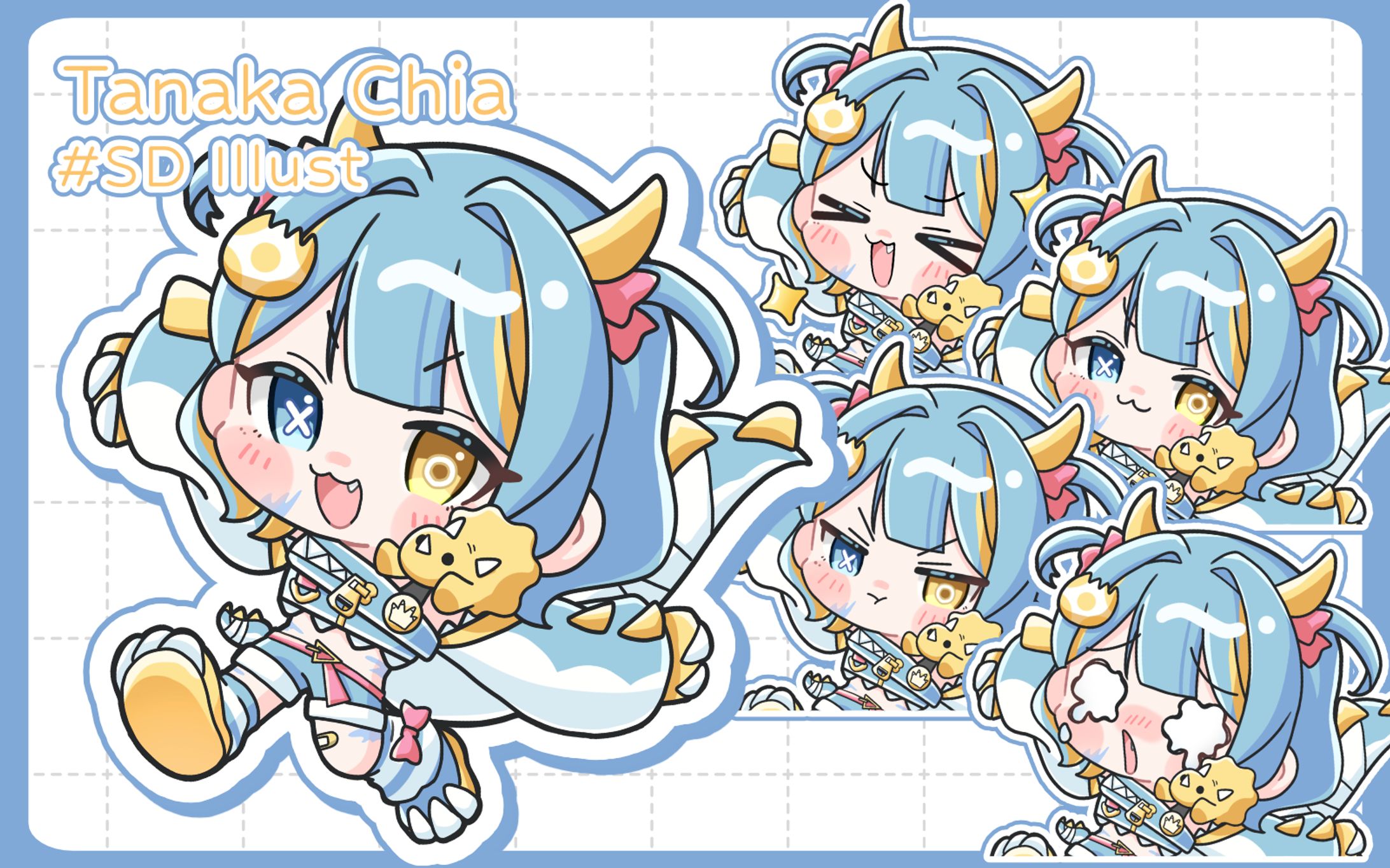 棚夏ちあ様 / スタンダードSDイラスト-1