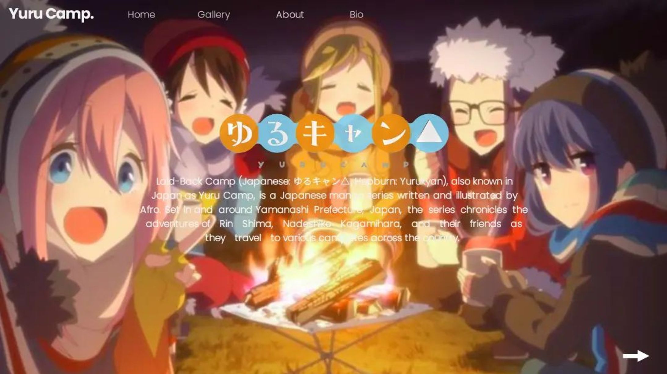 GFX Anime Yuru Camp: UI Style -1