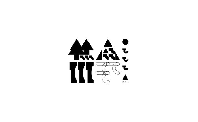 ててて大湫 | T-Shirts Logo