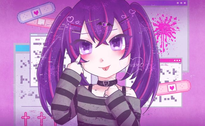 internet emo girl
