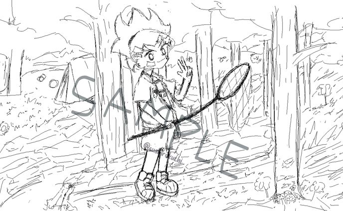 sketch、sample