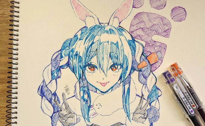 ぺこら色ペン