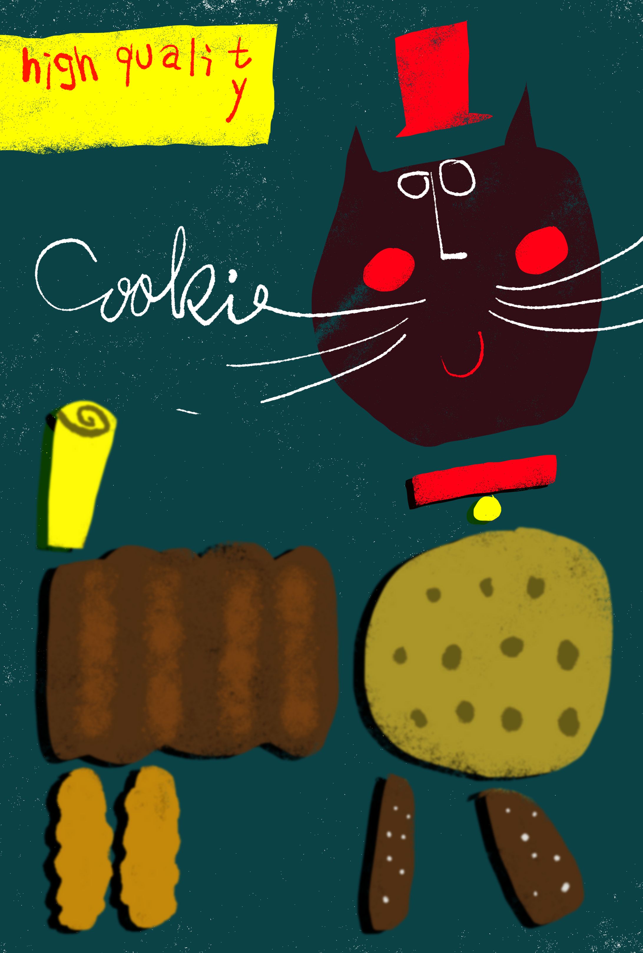 クッキー缶の猫-1