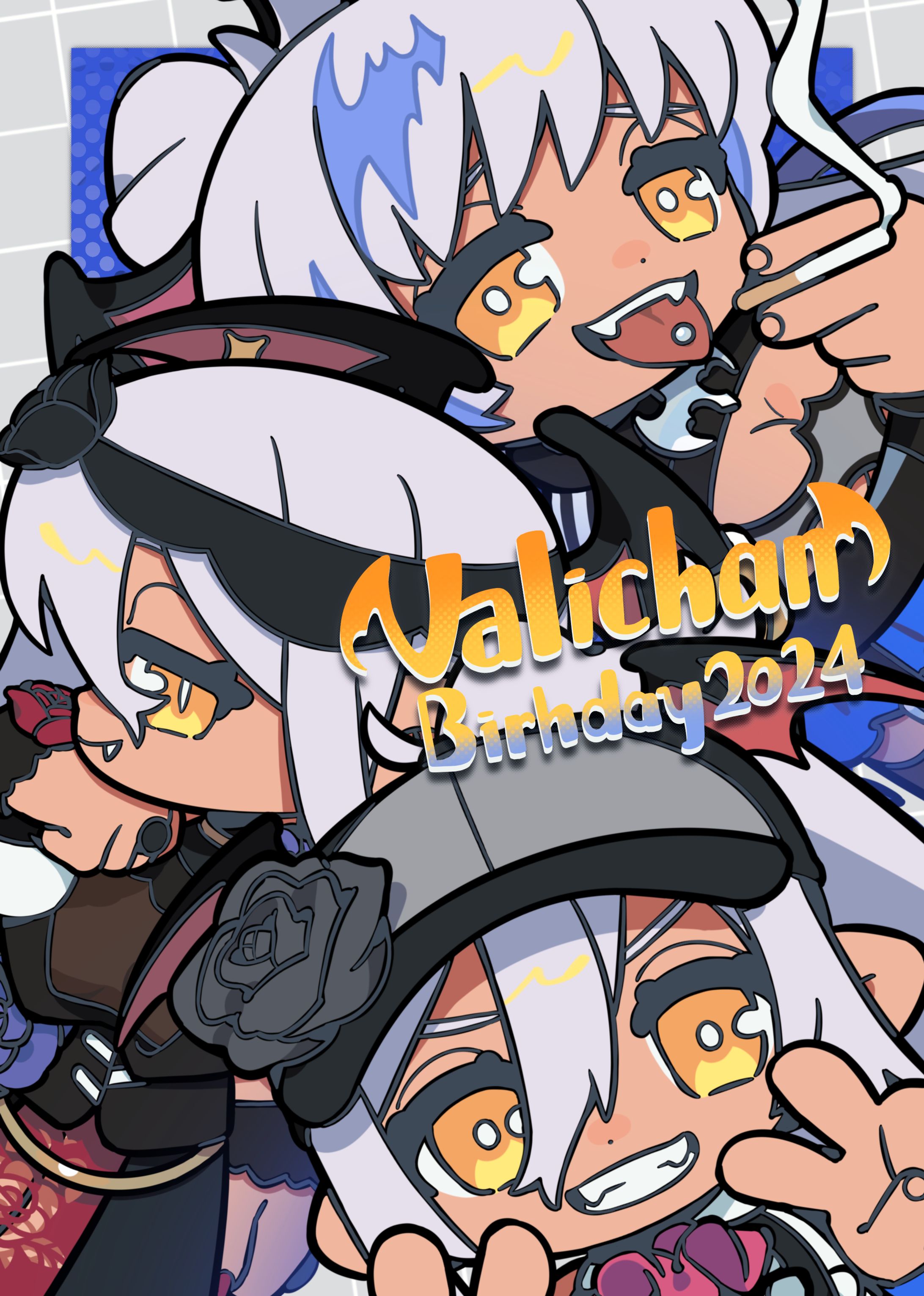 ヴァリアナ様 メインビジュアル＆グッズ ミニキャライラスト-1