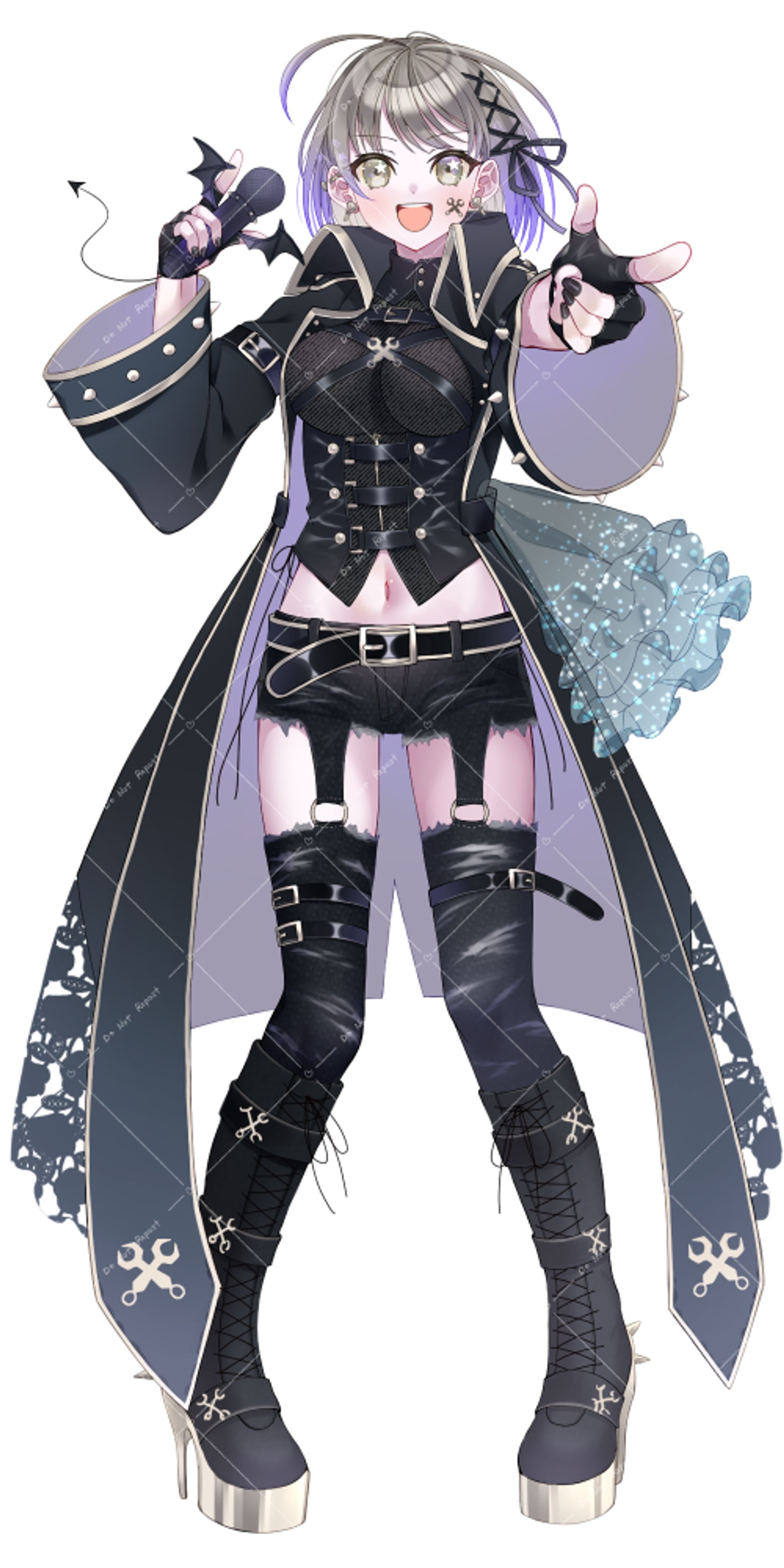 【works】絡繰潤様　立ち絵-1