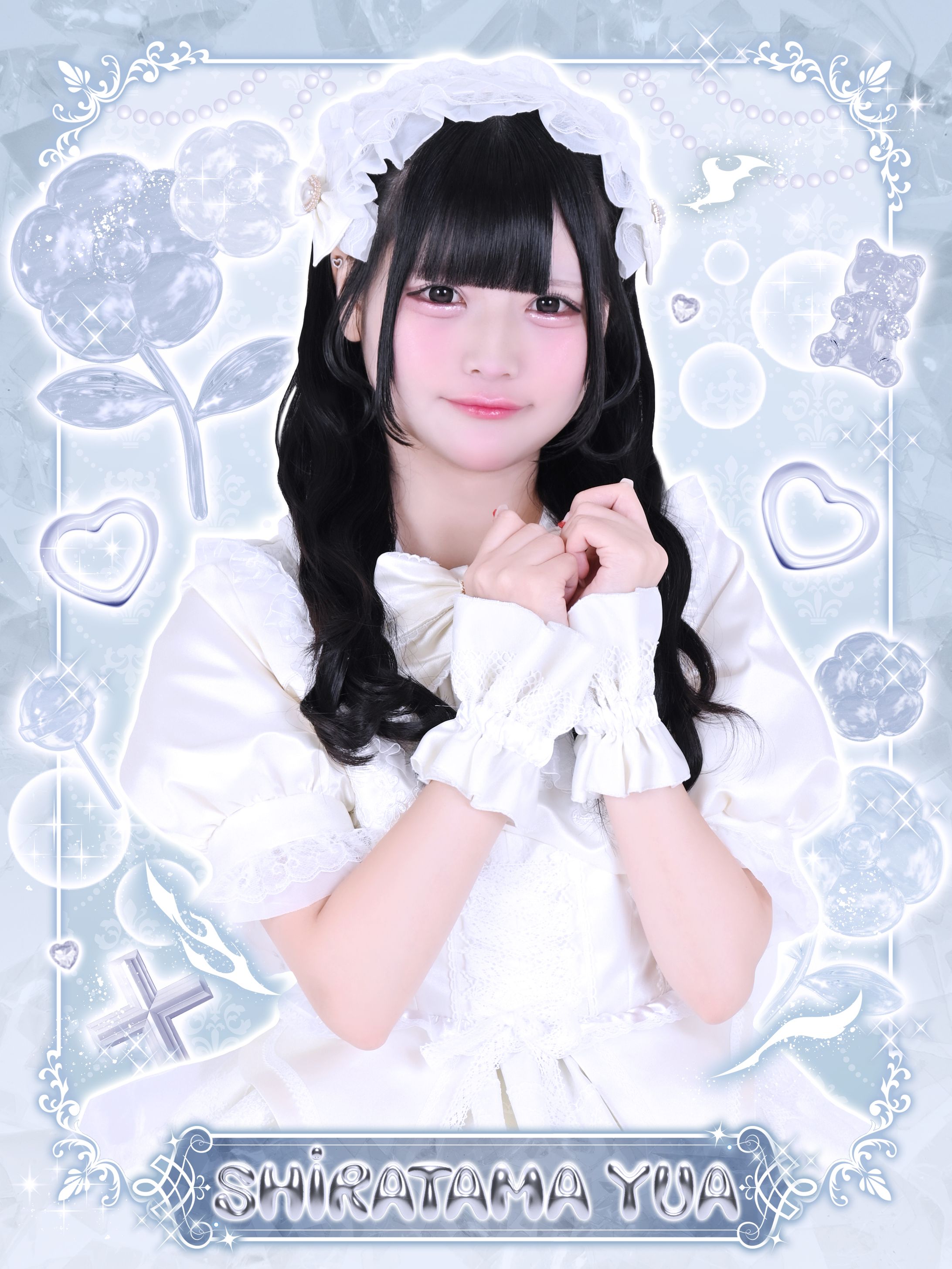 BUNGEE GUM. 白玉ゆあ様アーティスト写真デザイン-1