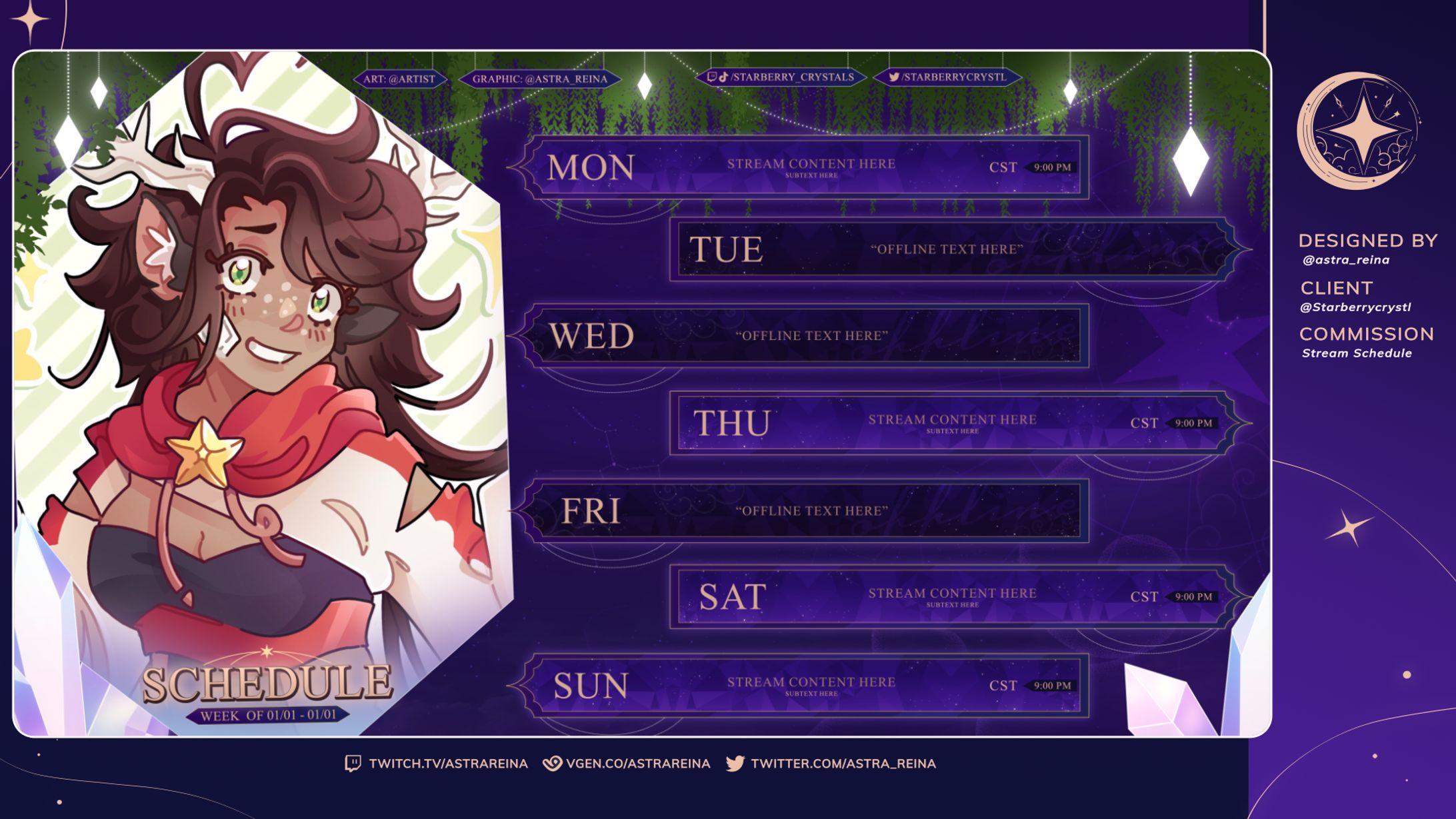 Starberrycrystal Stream Schedule-1