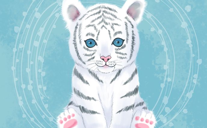 お絵描き、アクリル画