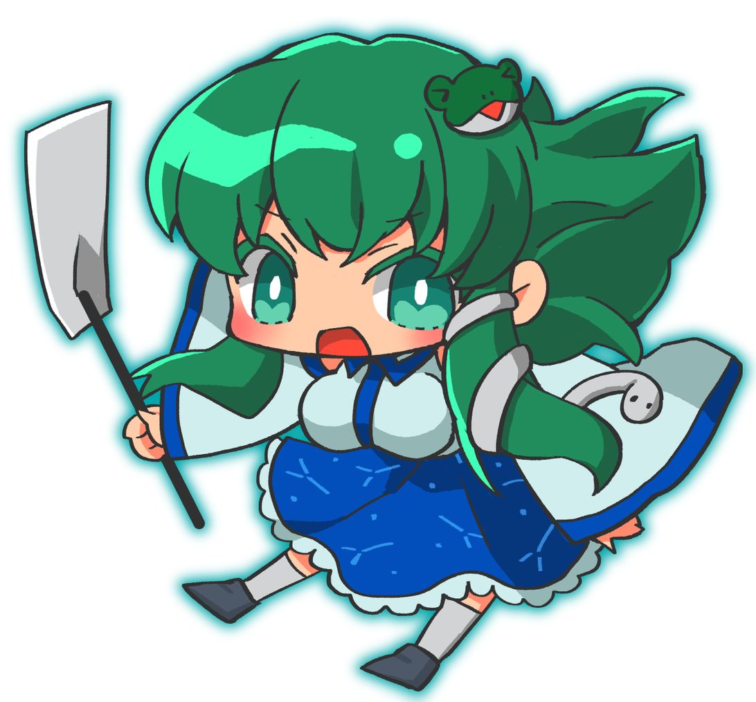 Chaos　TCG　SR 我欲の巫女「東風谷 早苗」 ChaosTCG/Touhou Kontonfu 2.00 additional Pack 2]我欲の巫女
