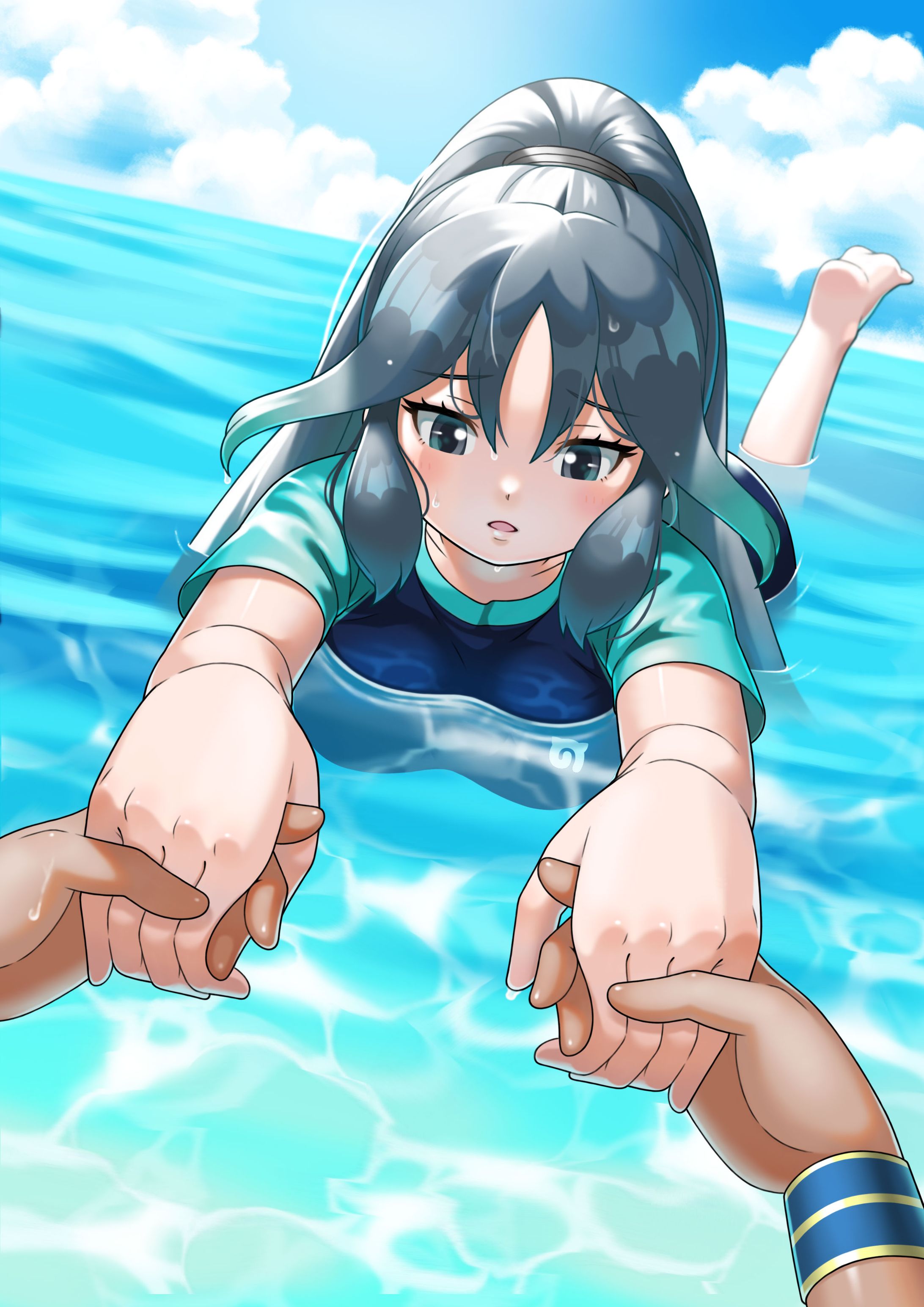 [仕事絵]たまにはこうやって-1