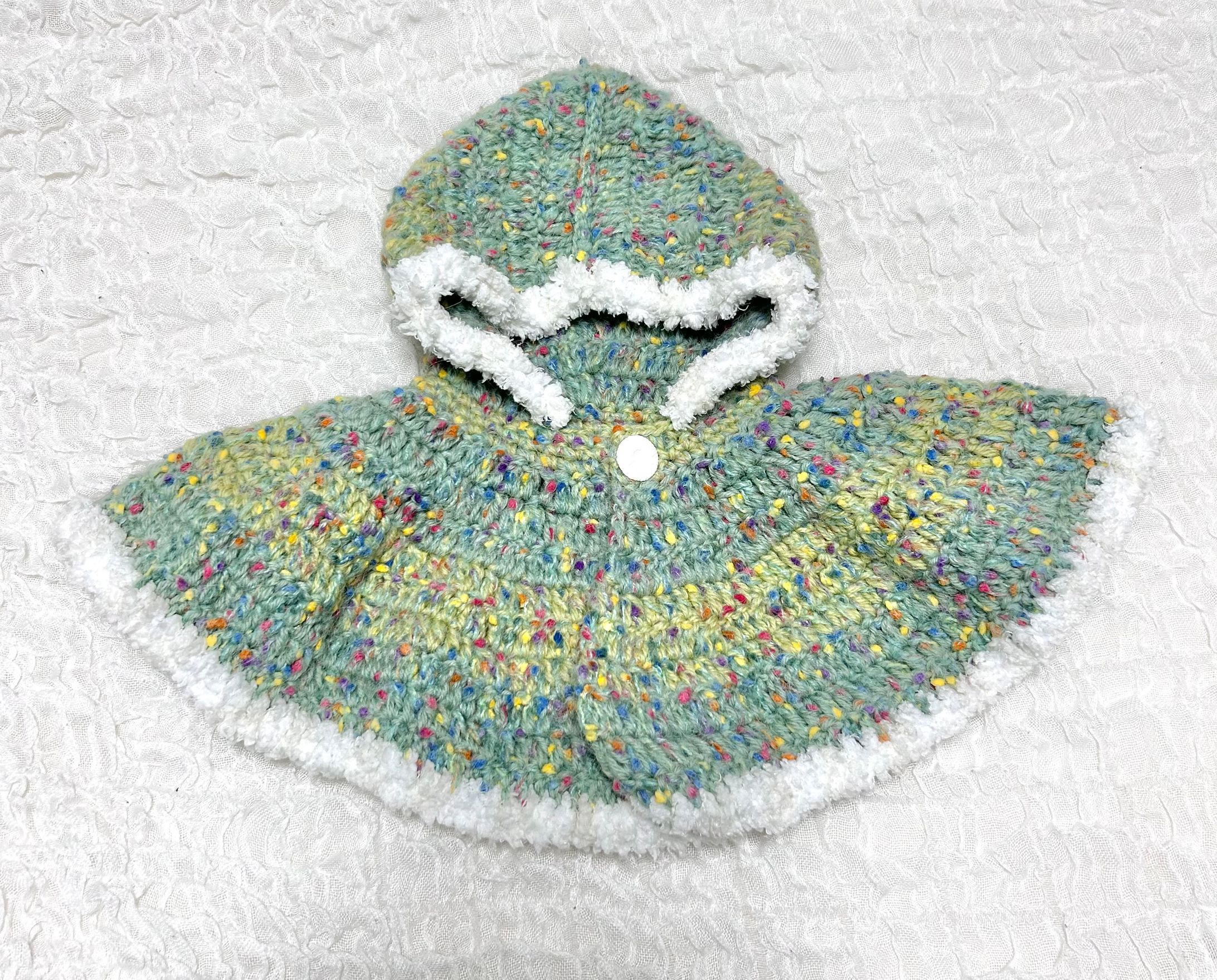 ベビー用ニットポンチョ-1