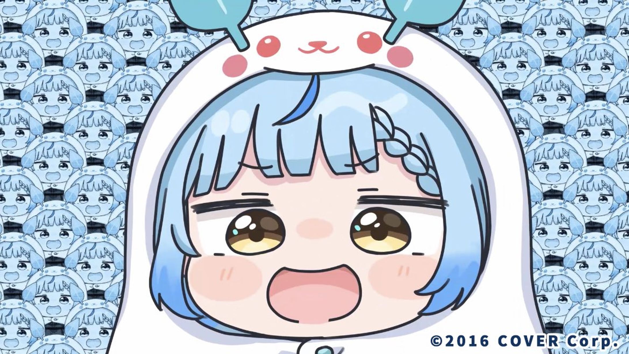 ホロライブ　雪花ラミィ様　３周年記念LIVE『Lamy＊Love♡Fest☆』にて「かくしん的⭐︎めたもるふぉ～ぜっ！」SDイラスト-1