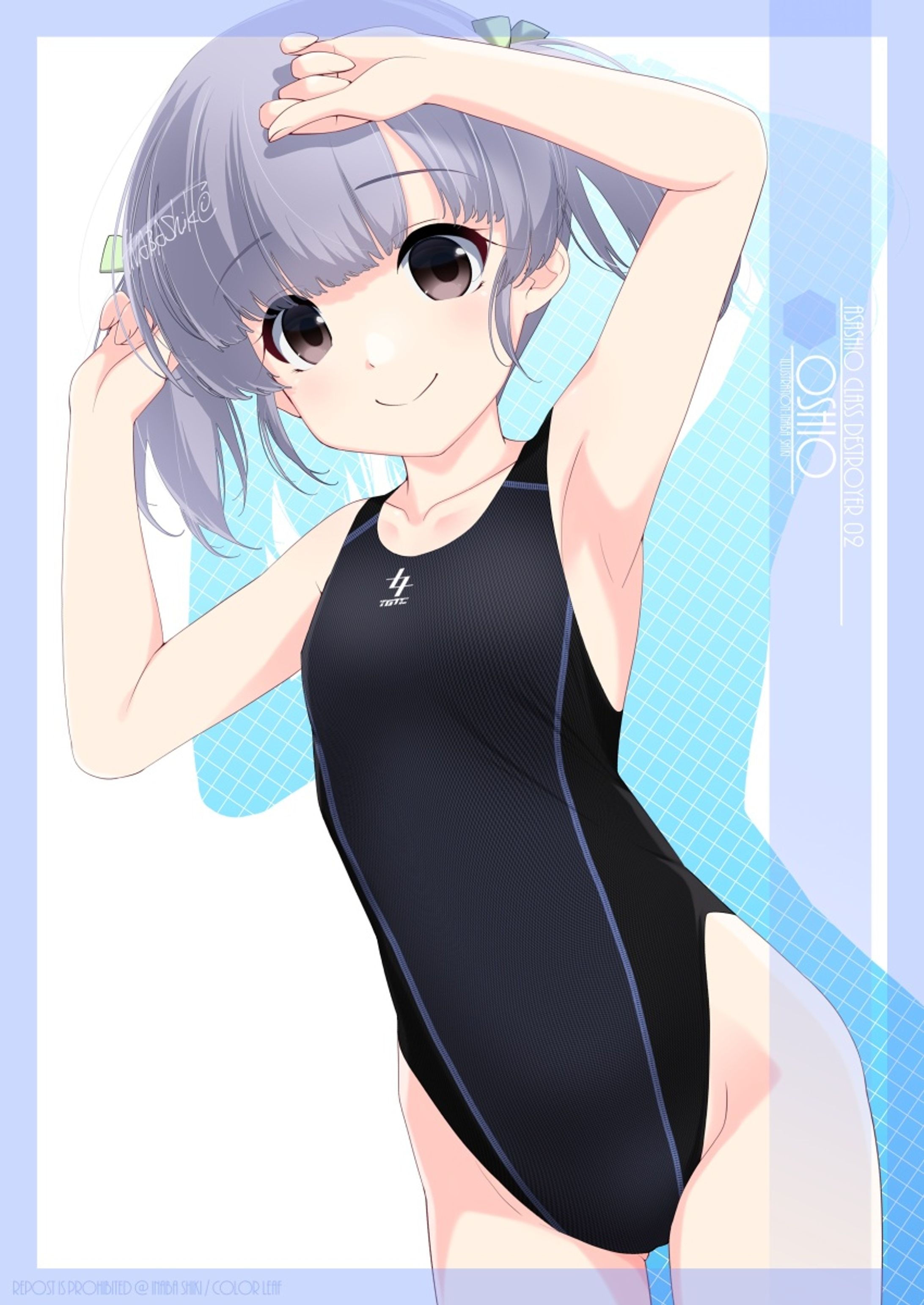競泳水着「大潮(艦これ)」230821-1