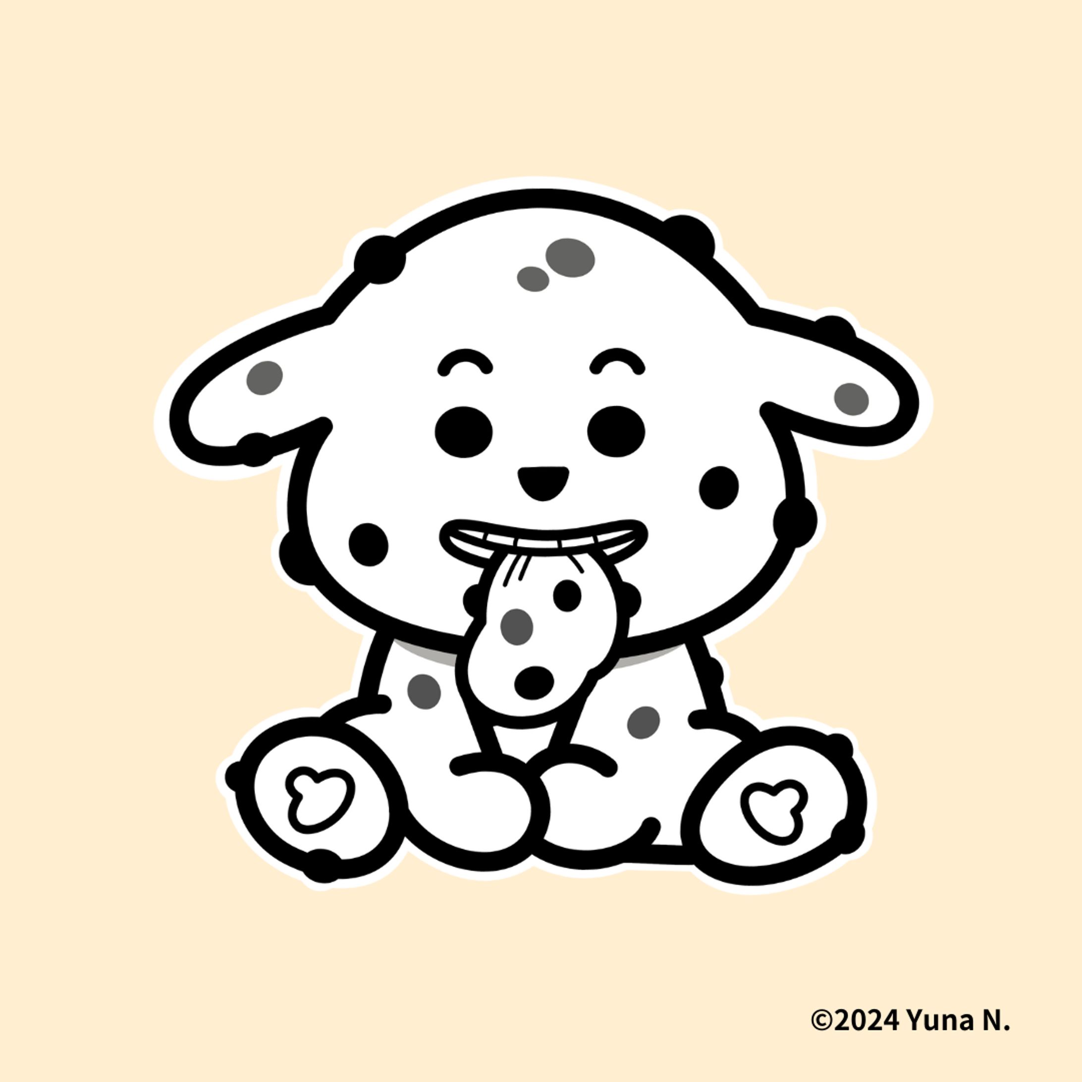 ふくちゃん：豆大福-1