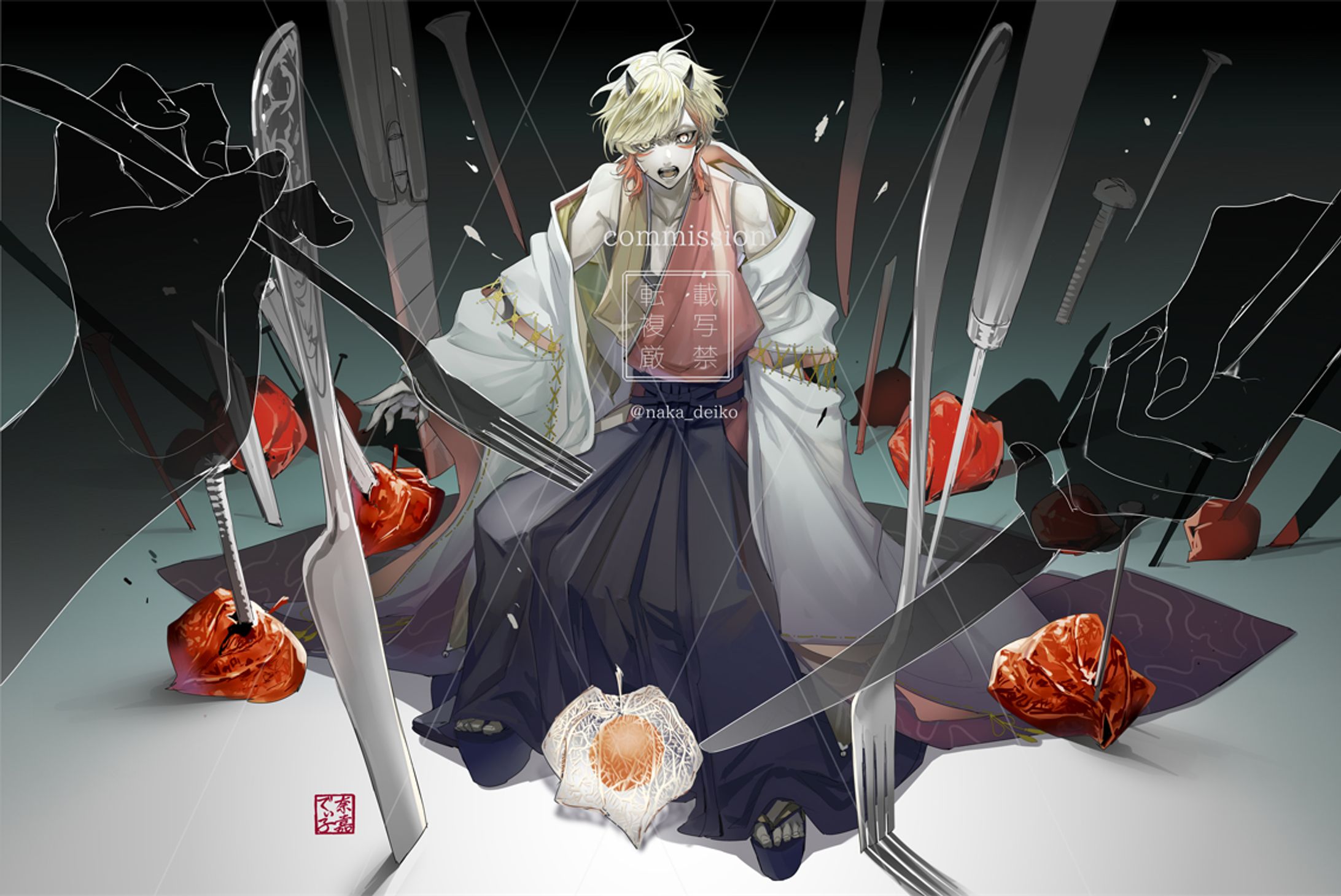 歌ってみた動画用一枚絵　夕照 禮音様-1