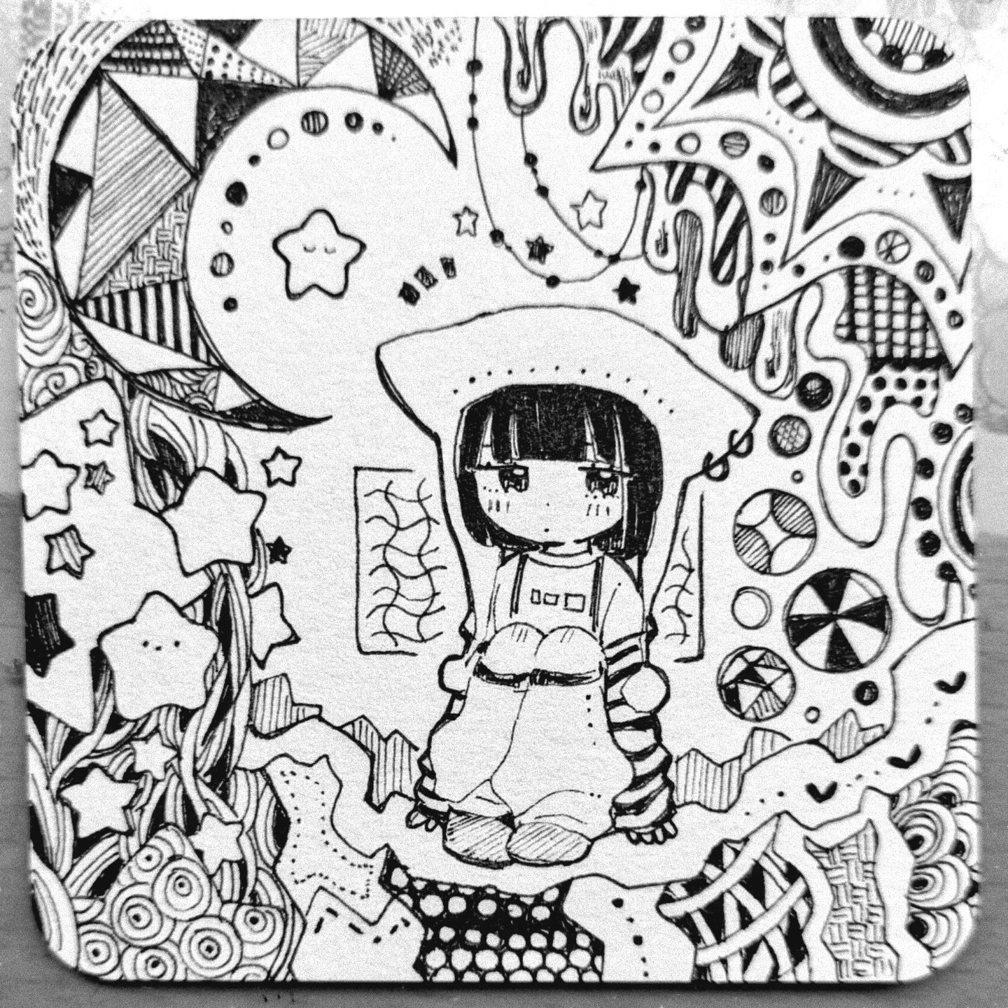 ごちゃごちゃなイラスト