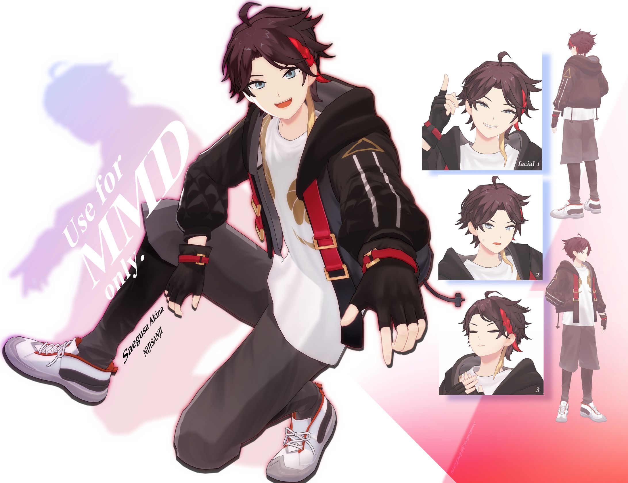 三枝明那MMDモデル-1