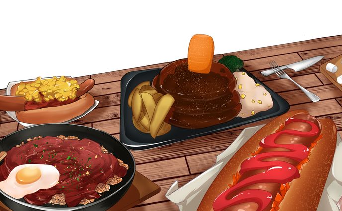 ✦commission、食べ物