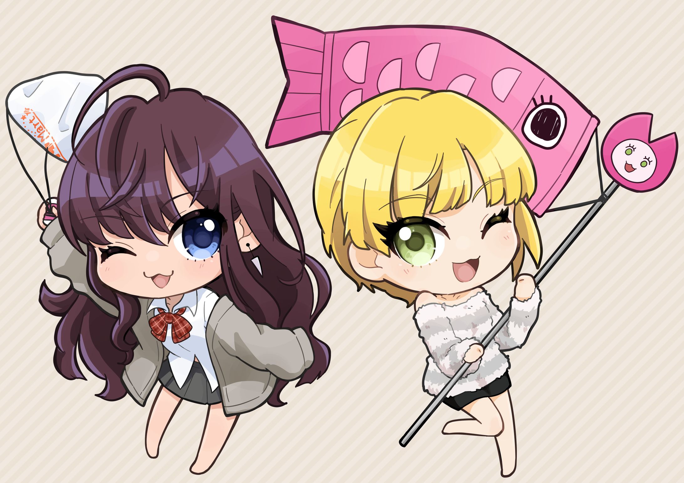 2023.01ご依頼🦊ミニキャライラスト-1