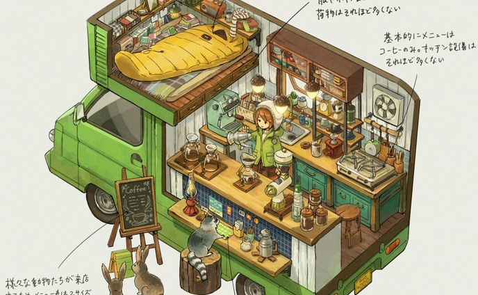 【個人制作】背景デザイン