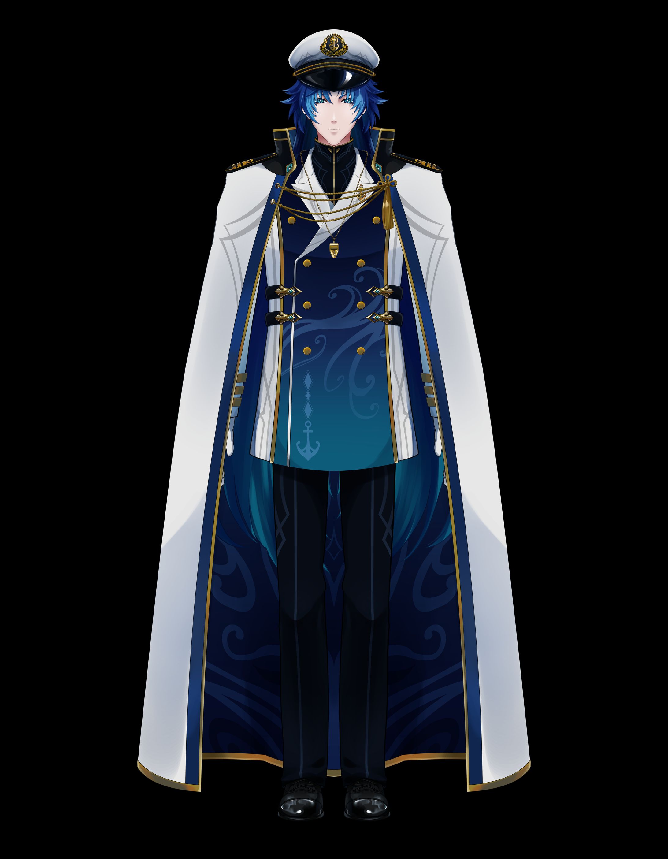 蒼海北斗　VTuberモデルイラスト-1