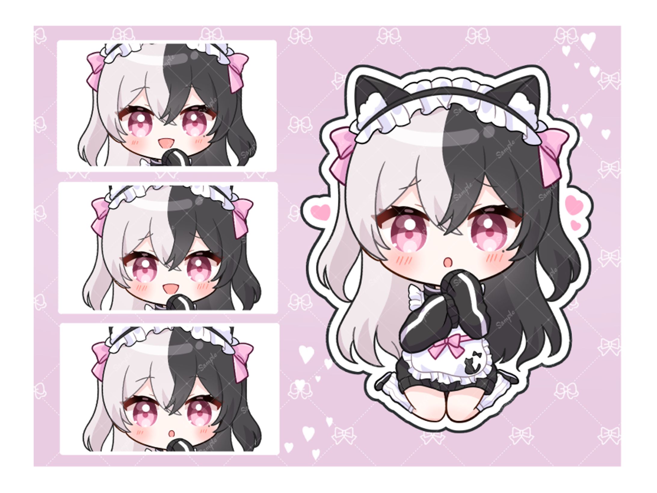 SDイラスト(1.7頭身シンプル作画)-1