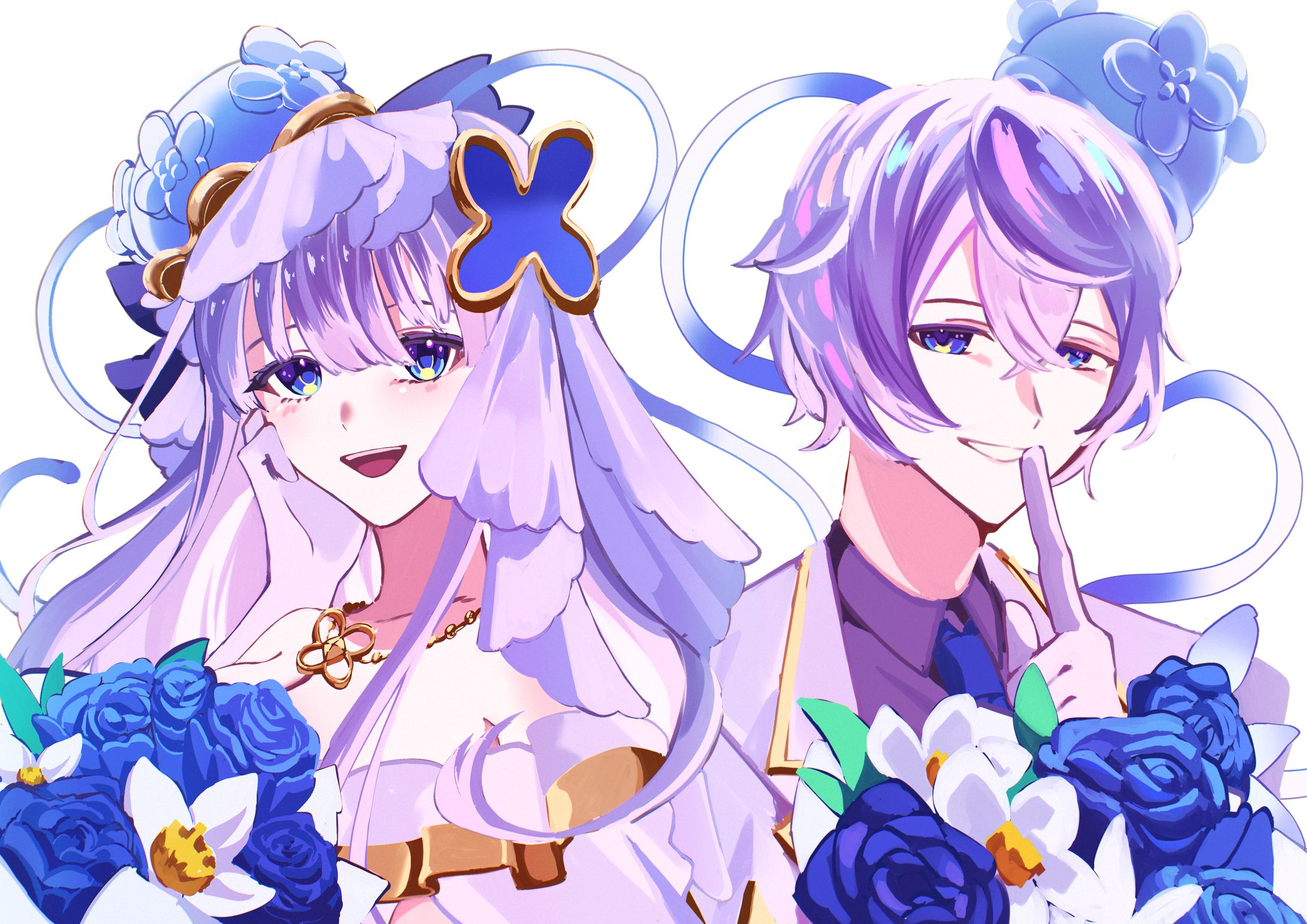 IRIAMライバー「テァプリヒ・モーント」ジューンブライドイラスト&キャラクターデザイン原案-1