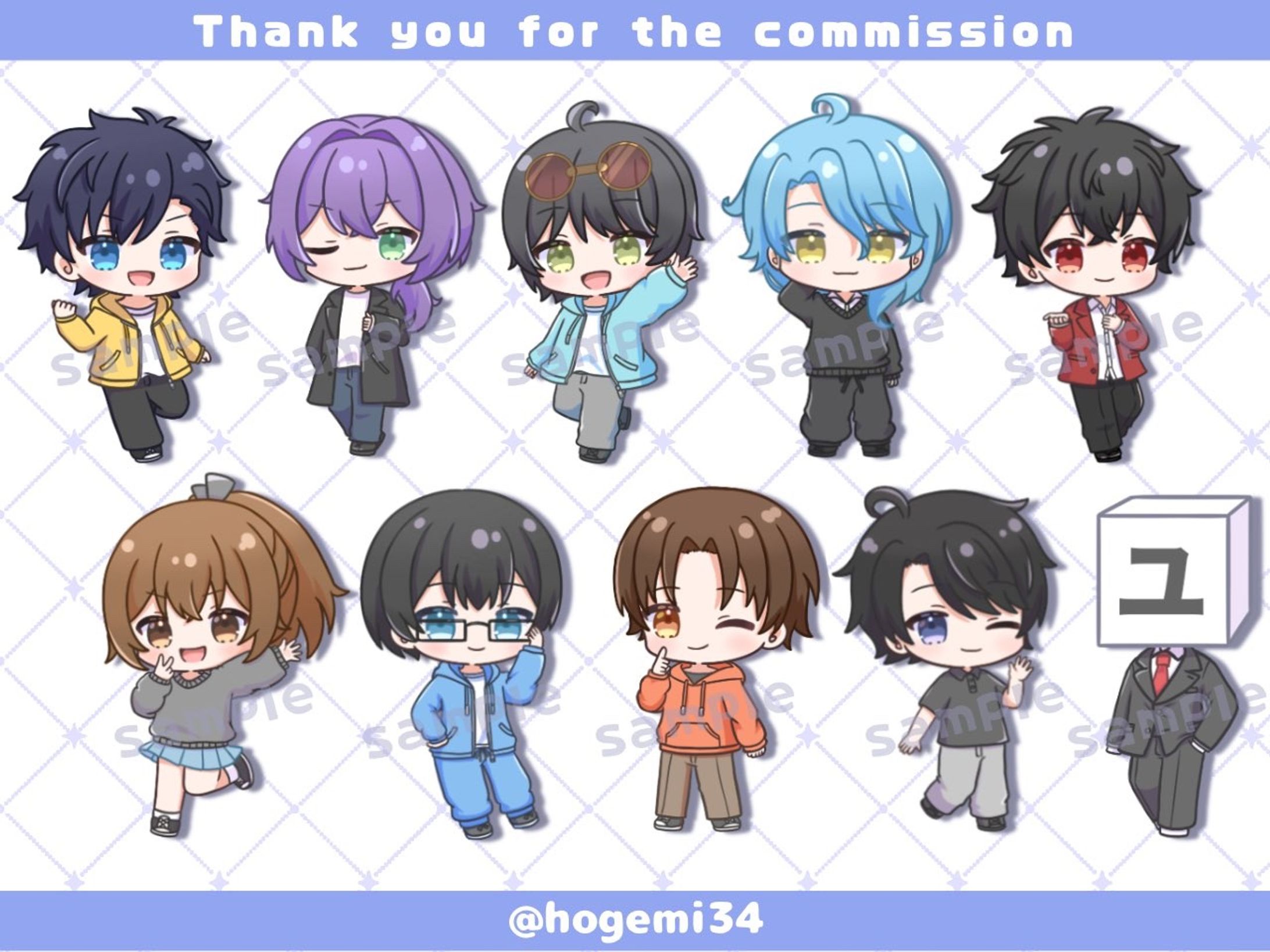 個人様 ミニキャラ(キャラデザ込)-1