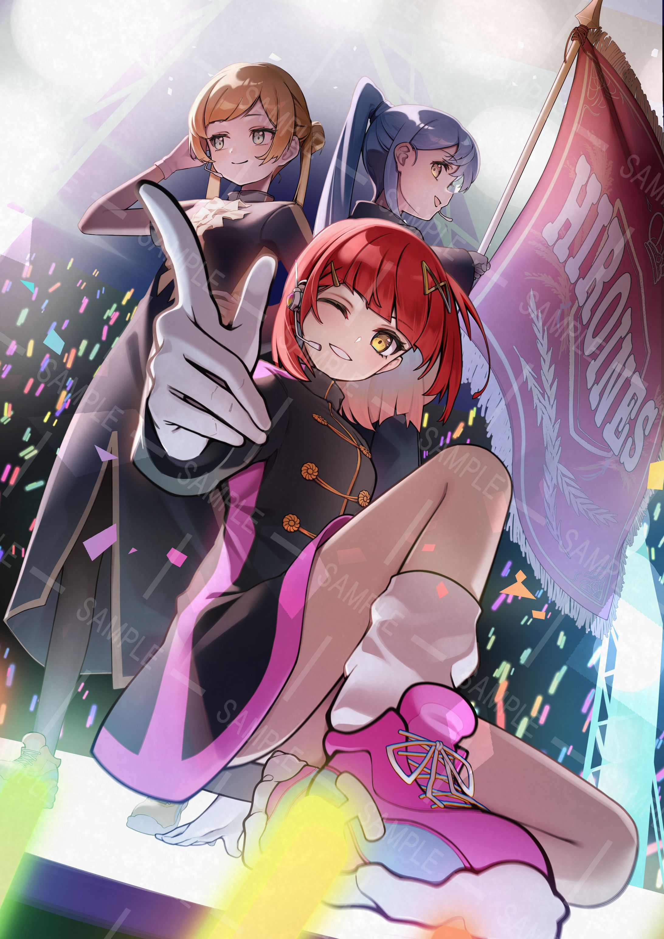 【commission】HIROINESリーグ広告イラスト-1