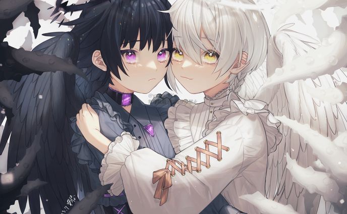  白黒２