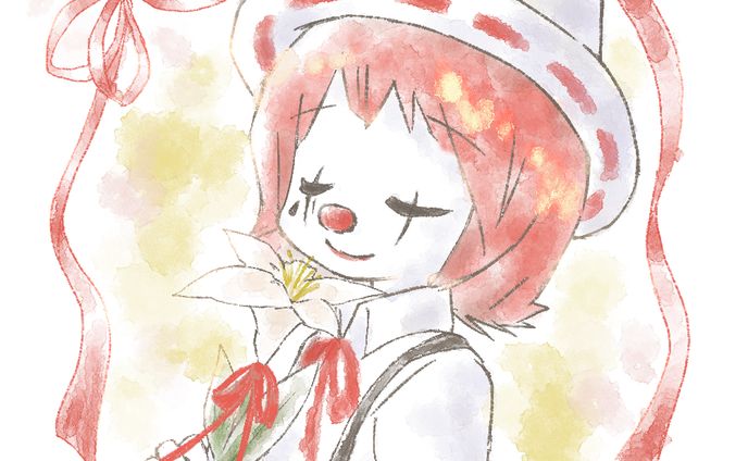 クラウン clown アイコン用イラスト
