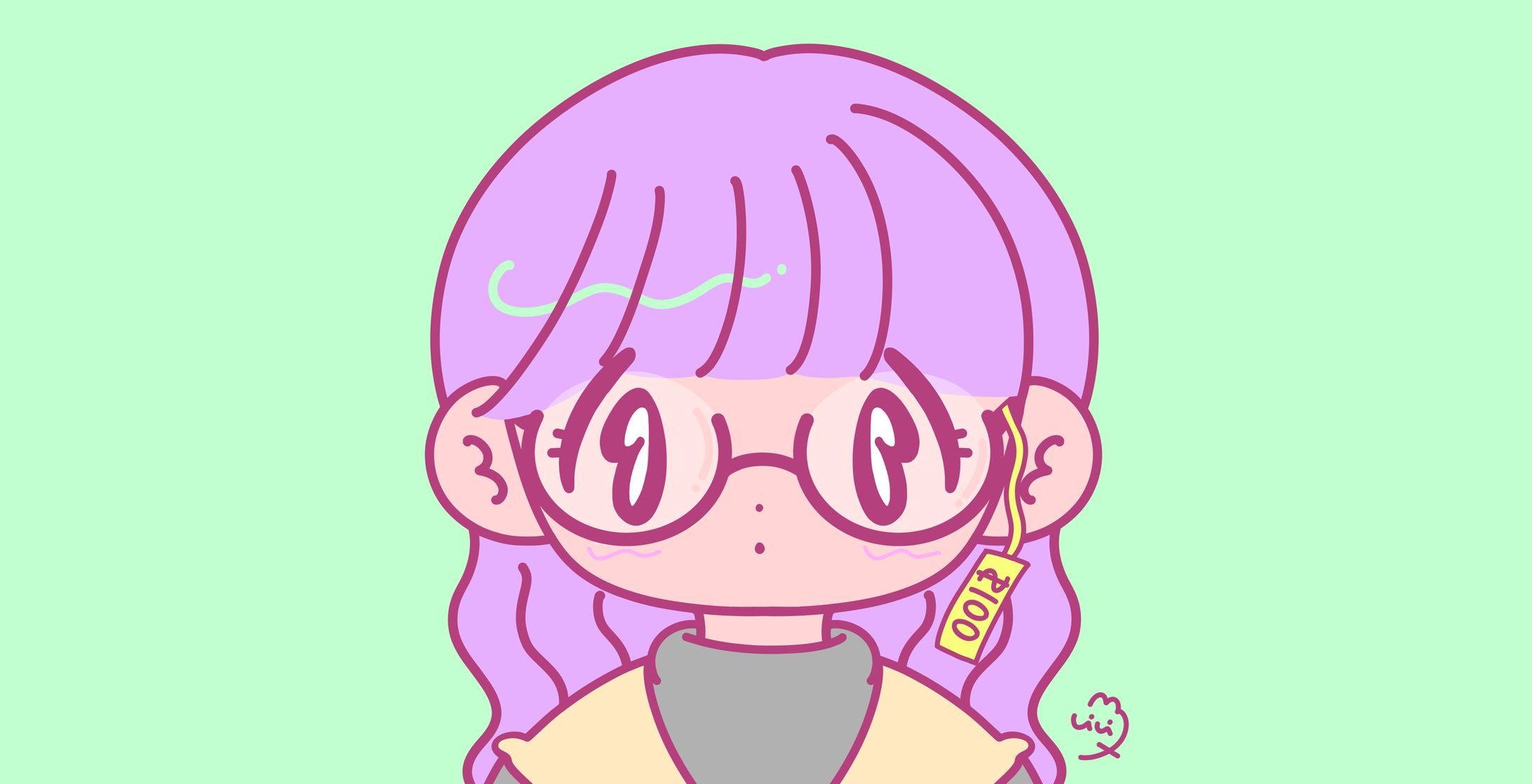 メガネ屋で試着ガール＆ボーイ-1