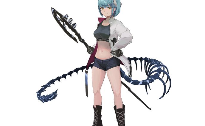SFゲームキャラ風イラスト