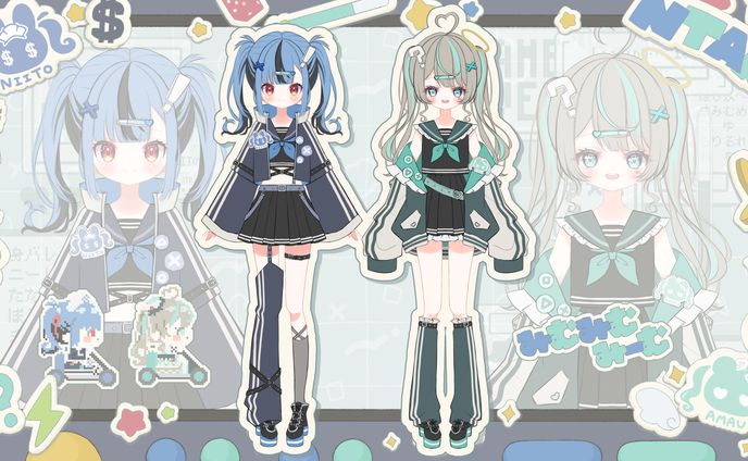 「相思相愛!?GGEZ!!」衣装デザイン/背景デザイン