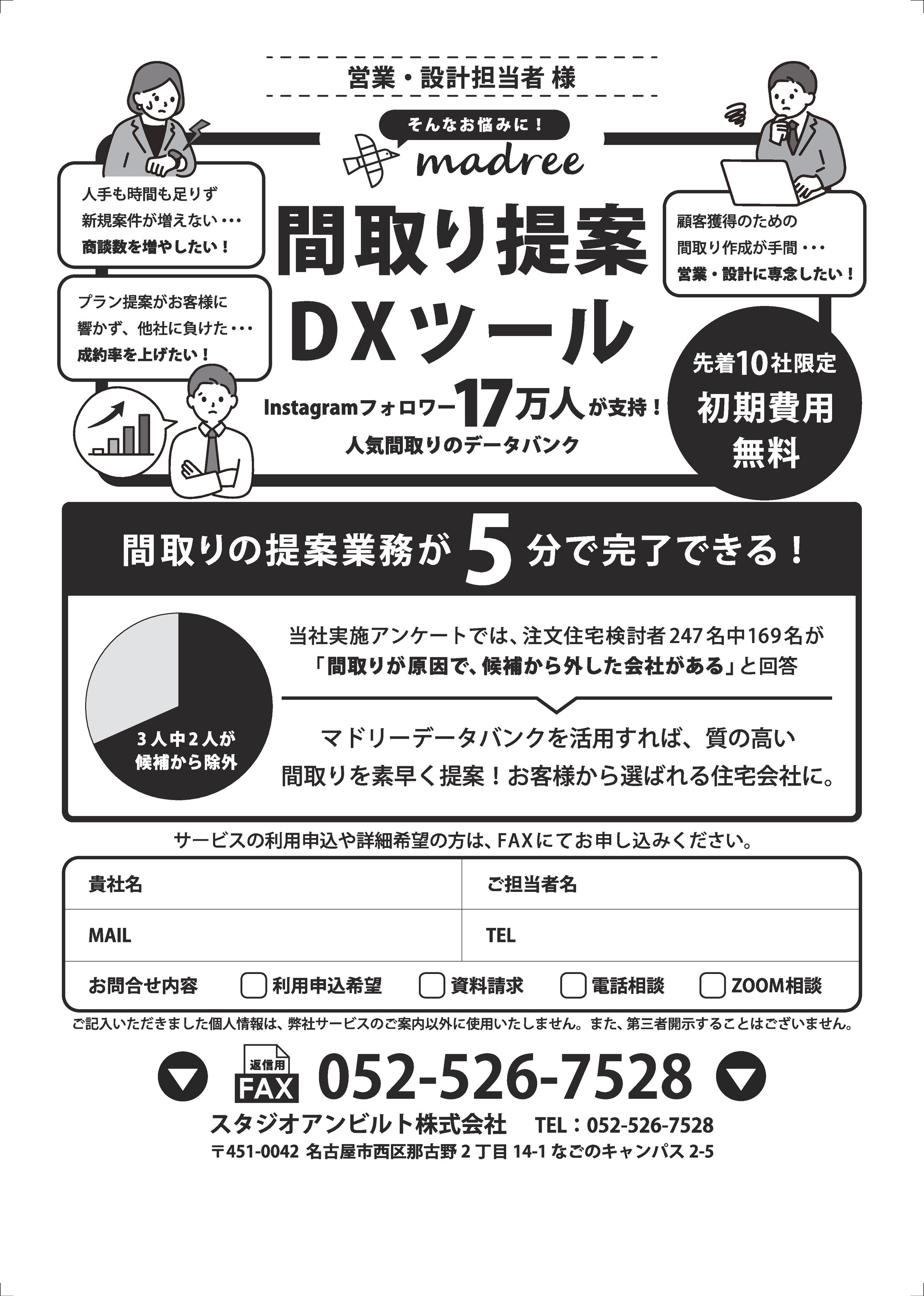 FAX DM2「madreeデータバンク」-1