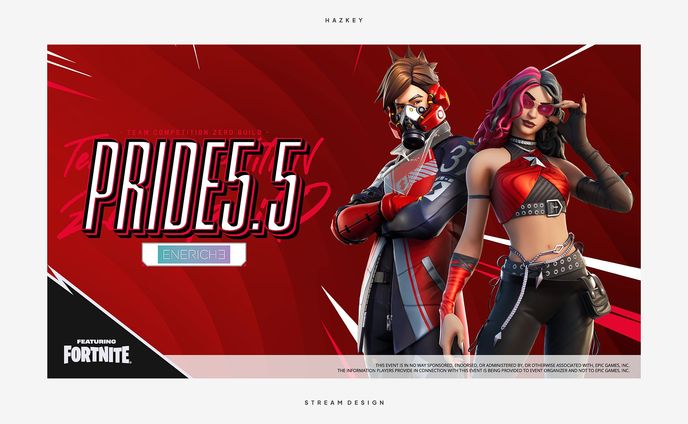 STREAM DESIGN // PRIDE5.5 ZEROBUILD featuring Fortnite