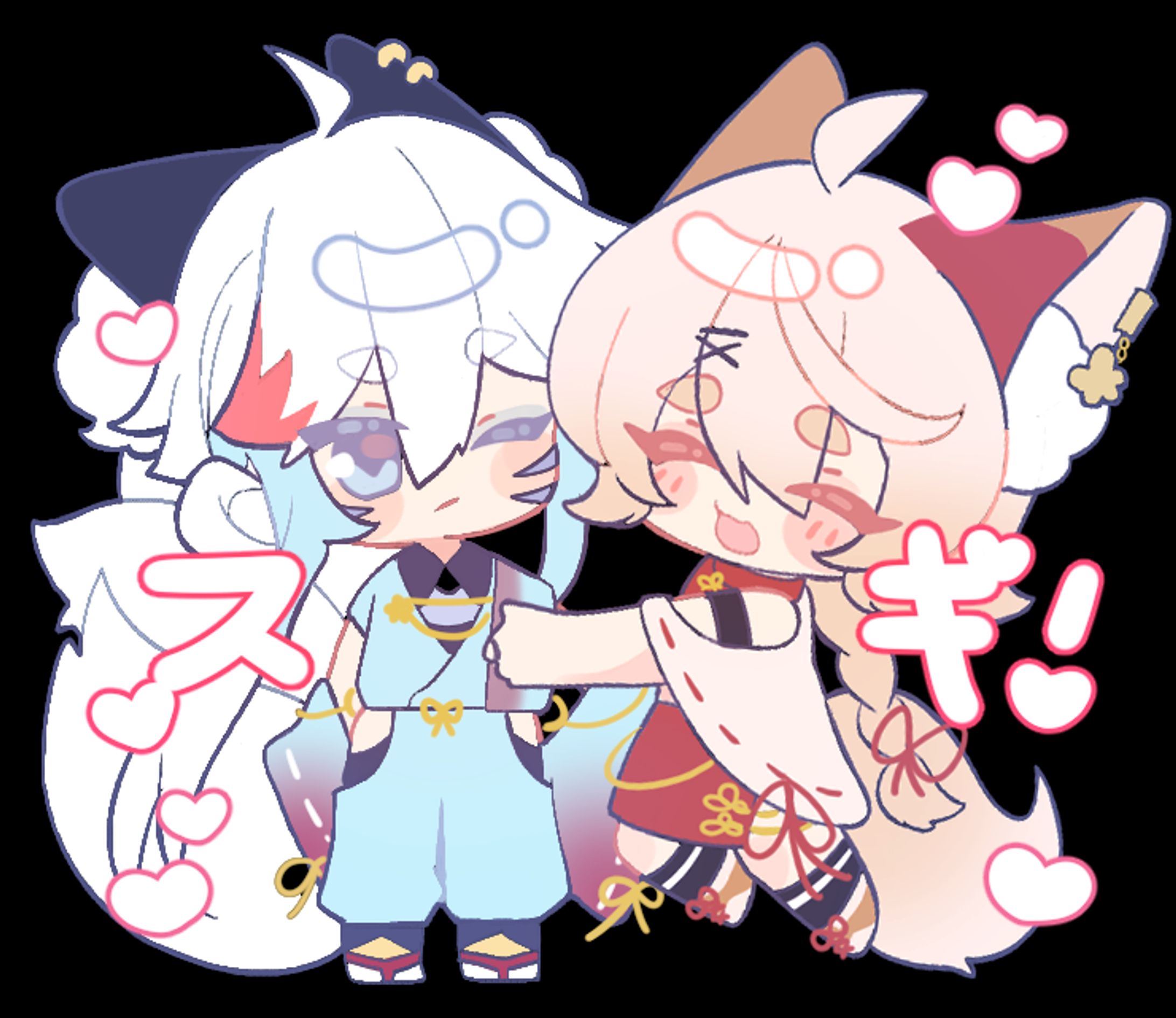 デフォルメサンプル-LINEスタンプ-1