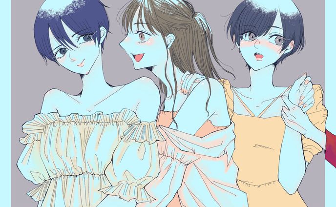 女の子のイラスト