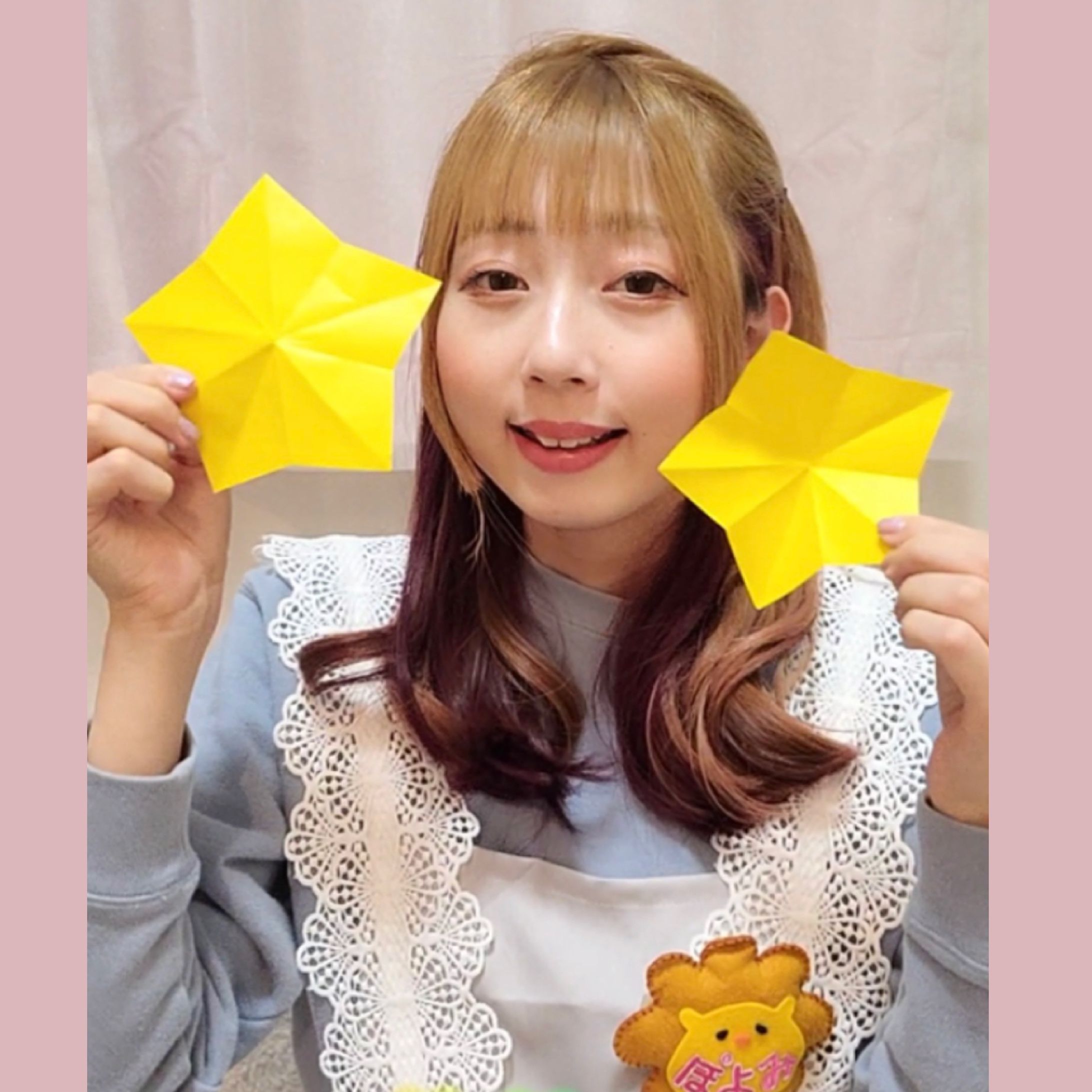 おりがみ　おほしさま⭐折り方の紹介-1