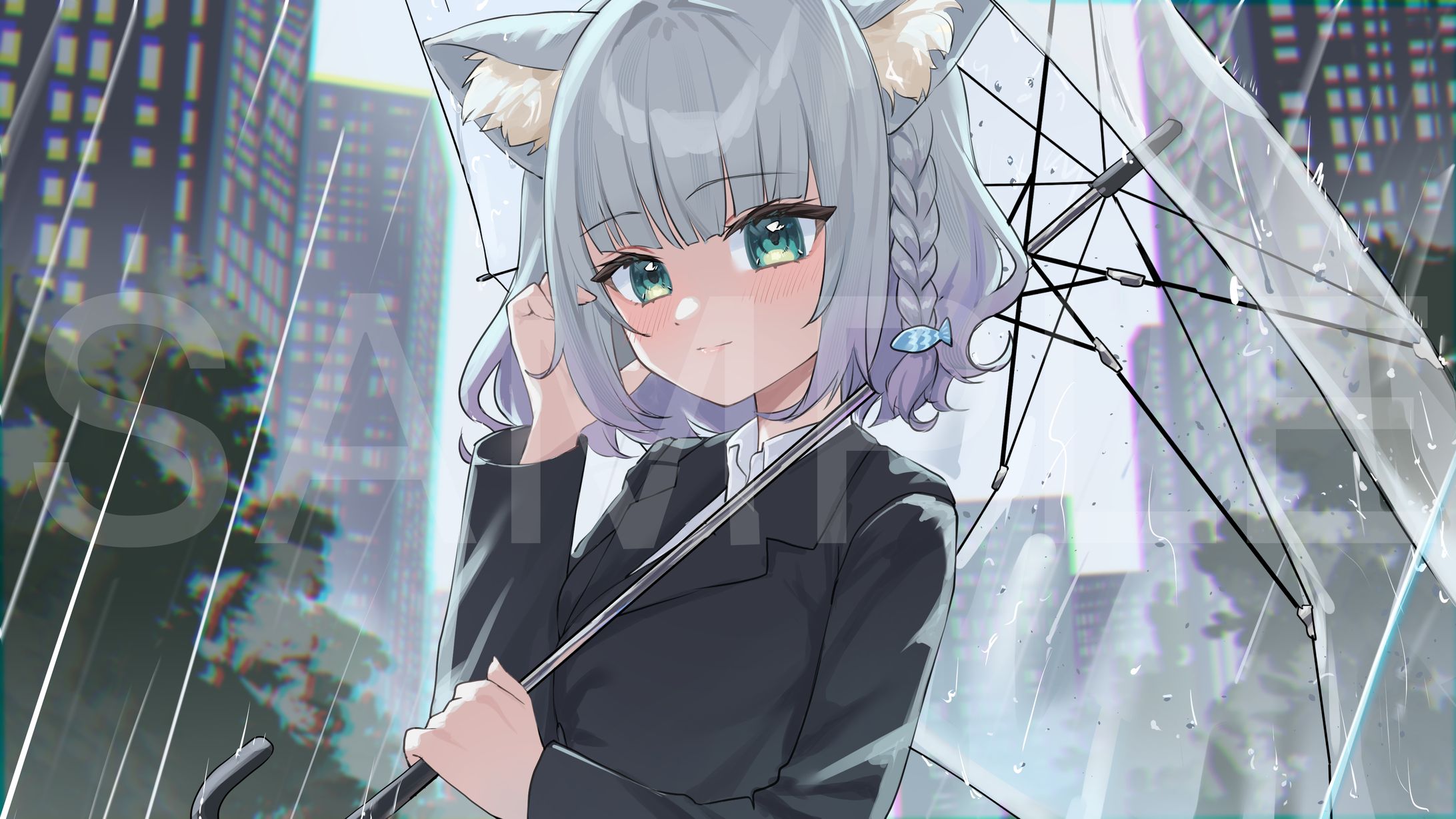 加猫のか様 　シチュエーションボイスサムネイルイラスト-1