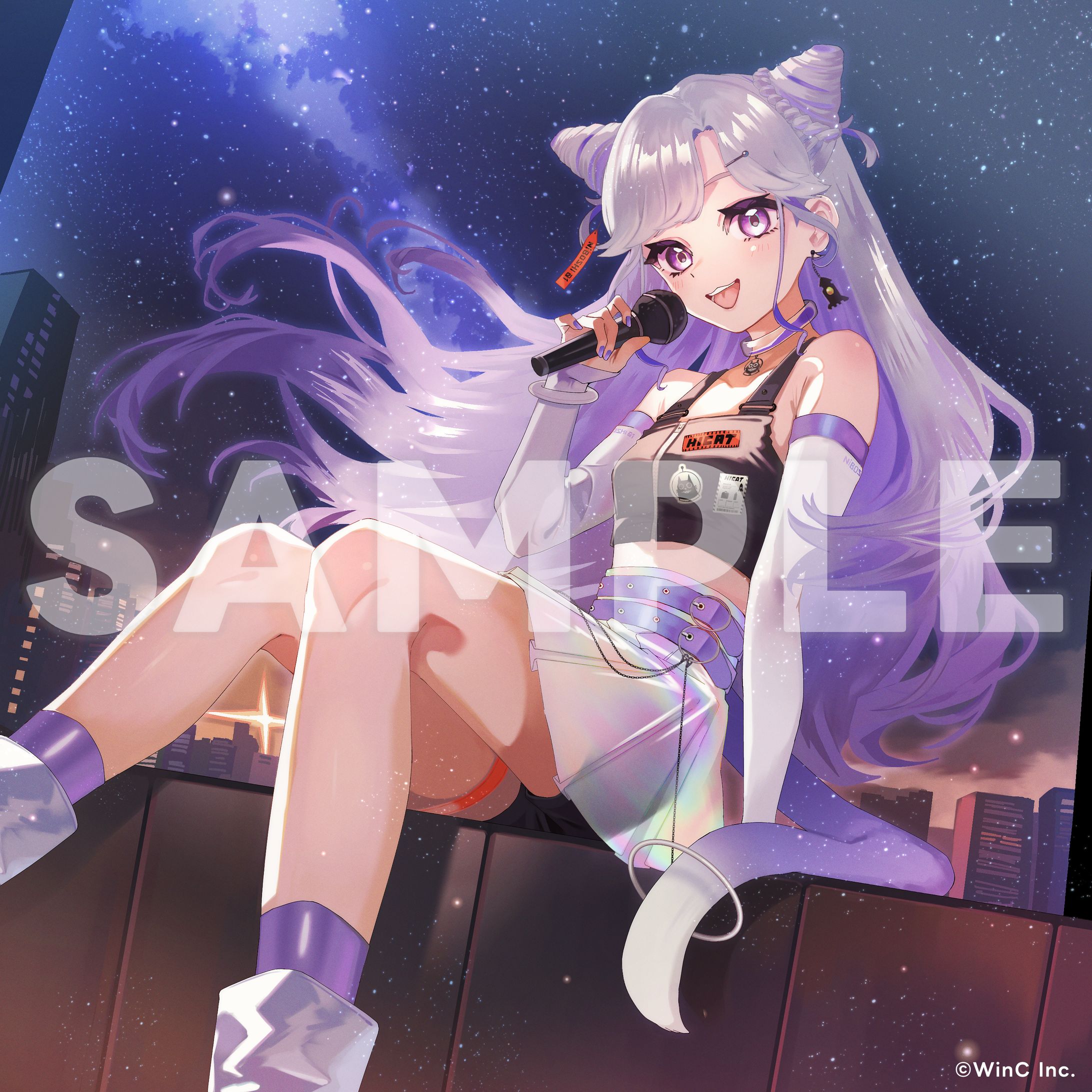 【NiBOSHI様】パーカーグッズ用イラスト-1